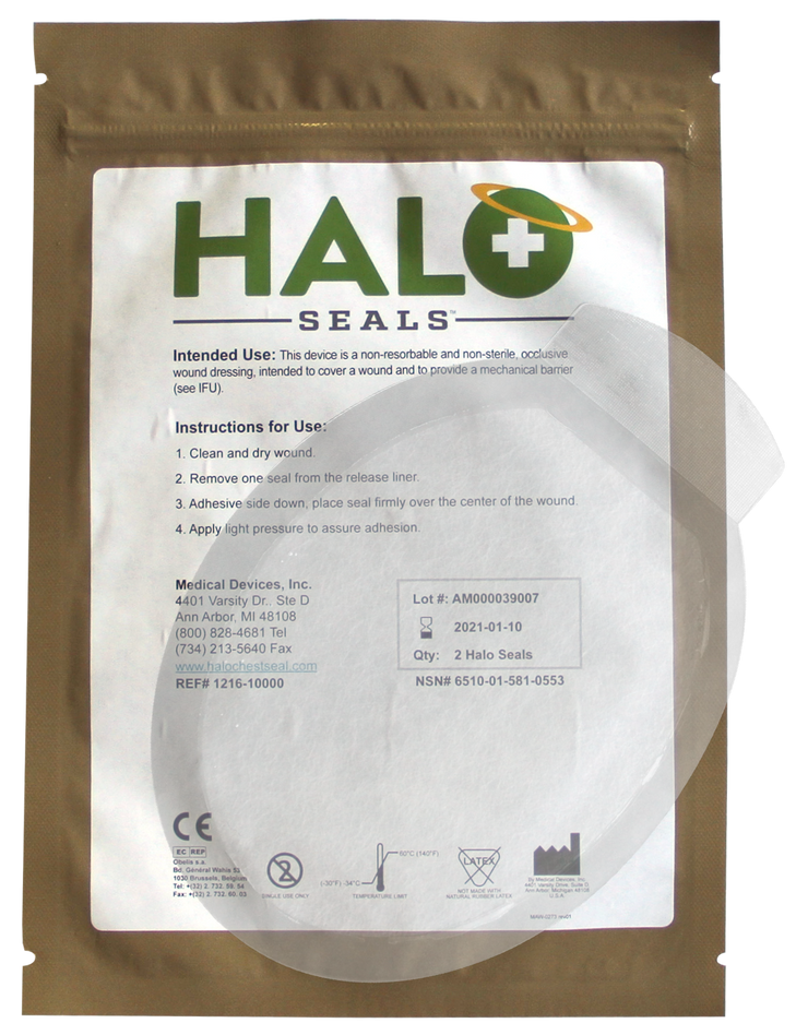 Halo Seal Two Pack (Flat Pack) 10.75" x 7.5"  Case Qty 200