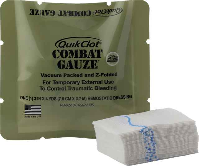 QuikClot Combat Gauze® BloodstoneDivision