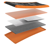 Soft Shell Splint 12" Orange (Firm) XL 5.25" Wide