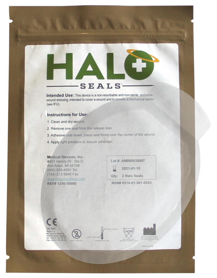 Halo Seal Two Pack (Flat Pack) 10.75" x 7.5"  Each