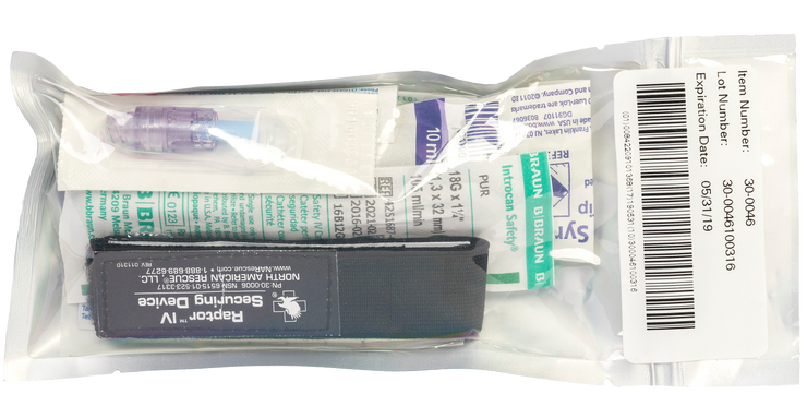NAR NEEDLELESS SALINE LOCK KIT