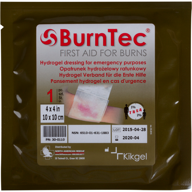 BURNTEC BURN DRESSING 4"x4"