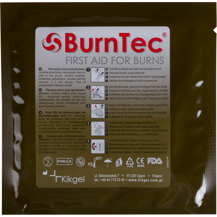 BURNTEC BURN DRESSING 4"x4"