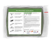 BLIZZARD HEAT CASUALTY BLANKET- GREEN - Case of 5 Units