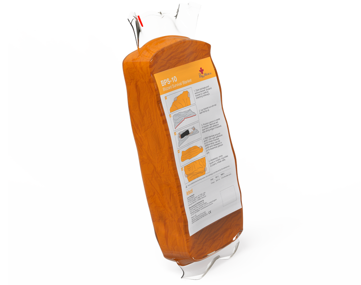 BLIZZARD SURVIVAL BLANKET- ORANGE - Case of 20 Units