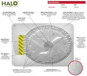 Halo Vent IFAK Two Pack (2 Halo Vent) 7" x  5" Each