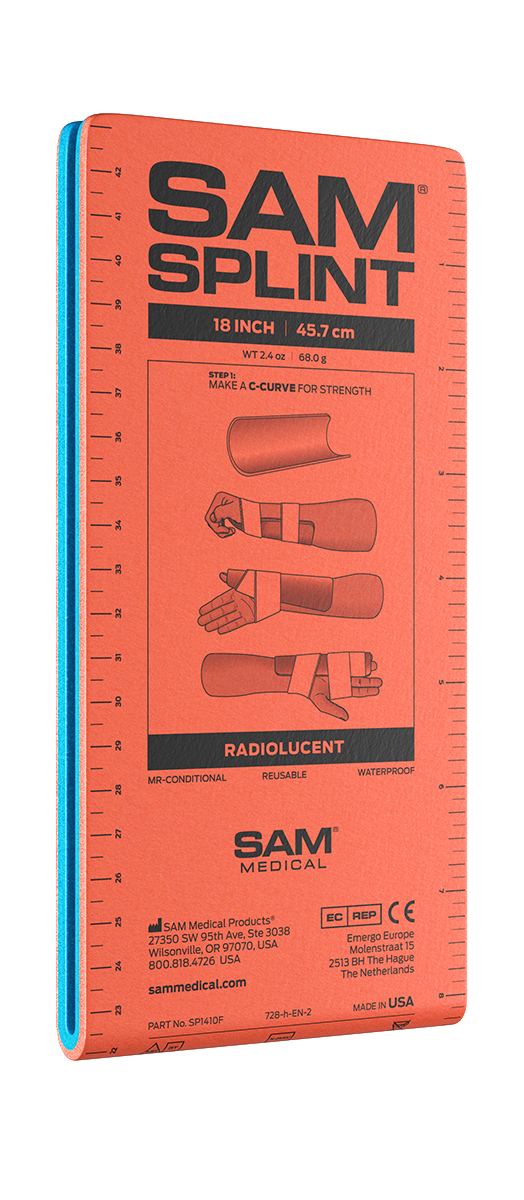 SAM Splint 18" Orange / Blue