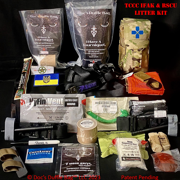TCCC KIT & RSCU LITTER - OP BEREHYNIA