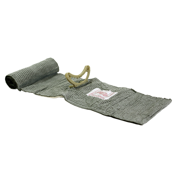 6 INCH EMERGENCY BANDAGE-BLACK - Case of 100