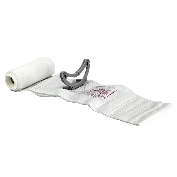 4 INCH EMERGENCY BANDAGE-WHITE - Case of 100 Units
