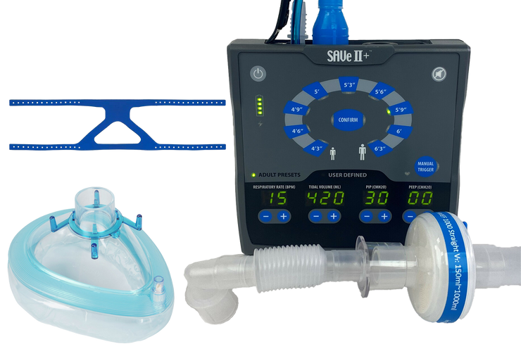 SAVe II+ Ventilator Kit with Mask – BloodstoneDivision
